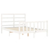 Sengeramme med hodegavl hvit small double heltre