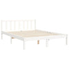 Sengeramme med hodegavl hvit small double heltre