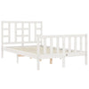 Sengeramme med hodegavl hvit small double heltre