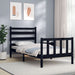 Sengeramme med hodegavl svart small single heltre