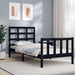 Sengeramme med hodegavl svart small single heltre