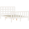 Sengeramme med hodegavl hvit small double heltre