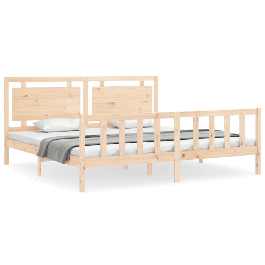 Sengeramme med hodegavl 180x200 cm heltre