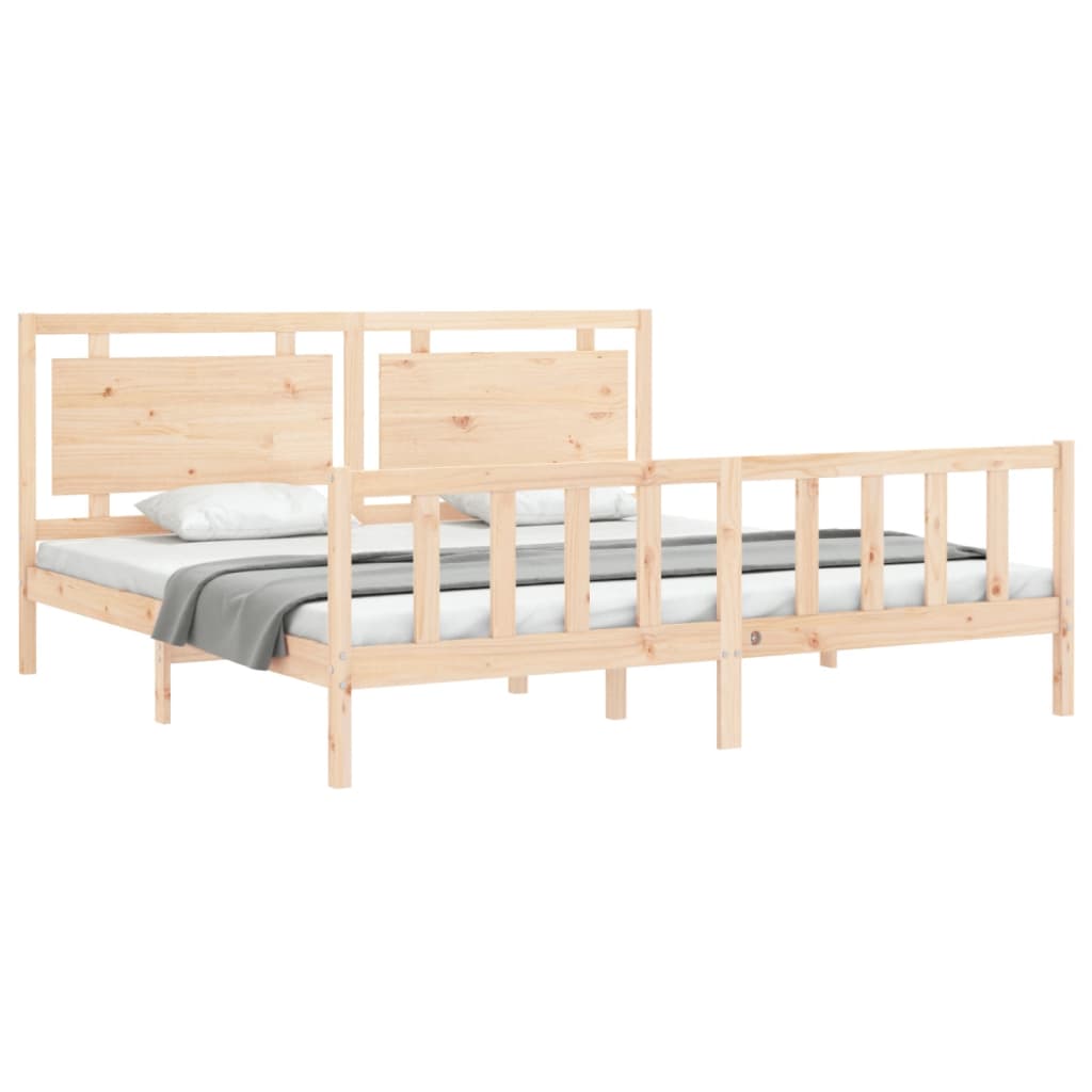 Sengeramme med hodegavl 180x200 cm heltre