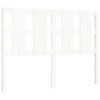 Sengeramme med hodegavl hvit small double heltre