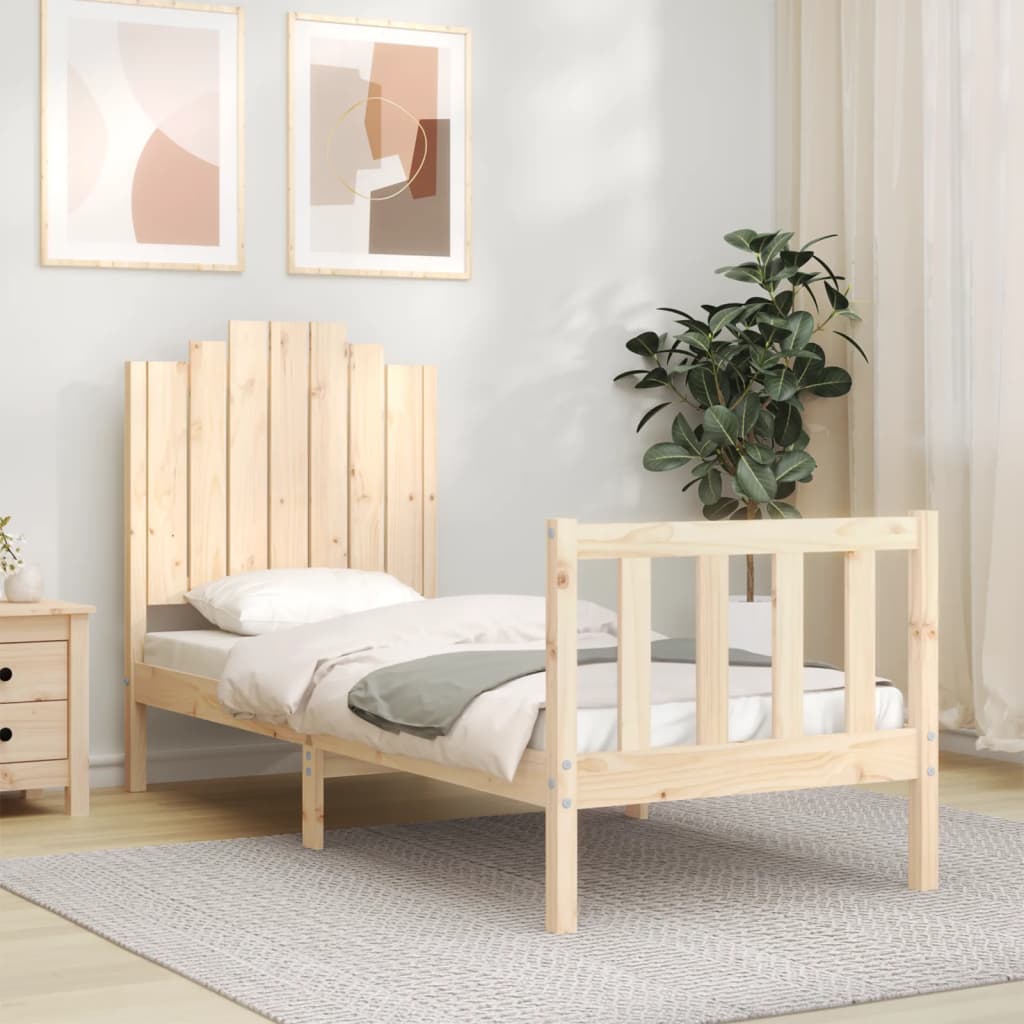 Sengeramme med hodegavl liten enkel heltre