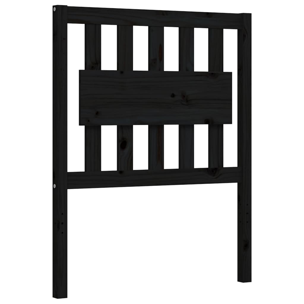 Sengeramme med hodegavl svart small single heltre