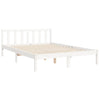 Sengeramme med hodegavl hvit small double heltre