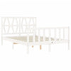 Sengeramme med hodegavl hvit small double heltre