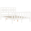 Sengeramme med hodegavl hvit small double heltre