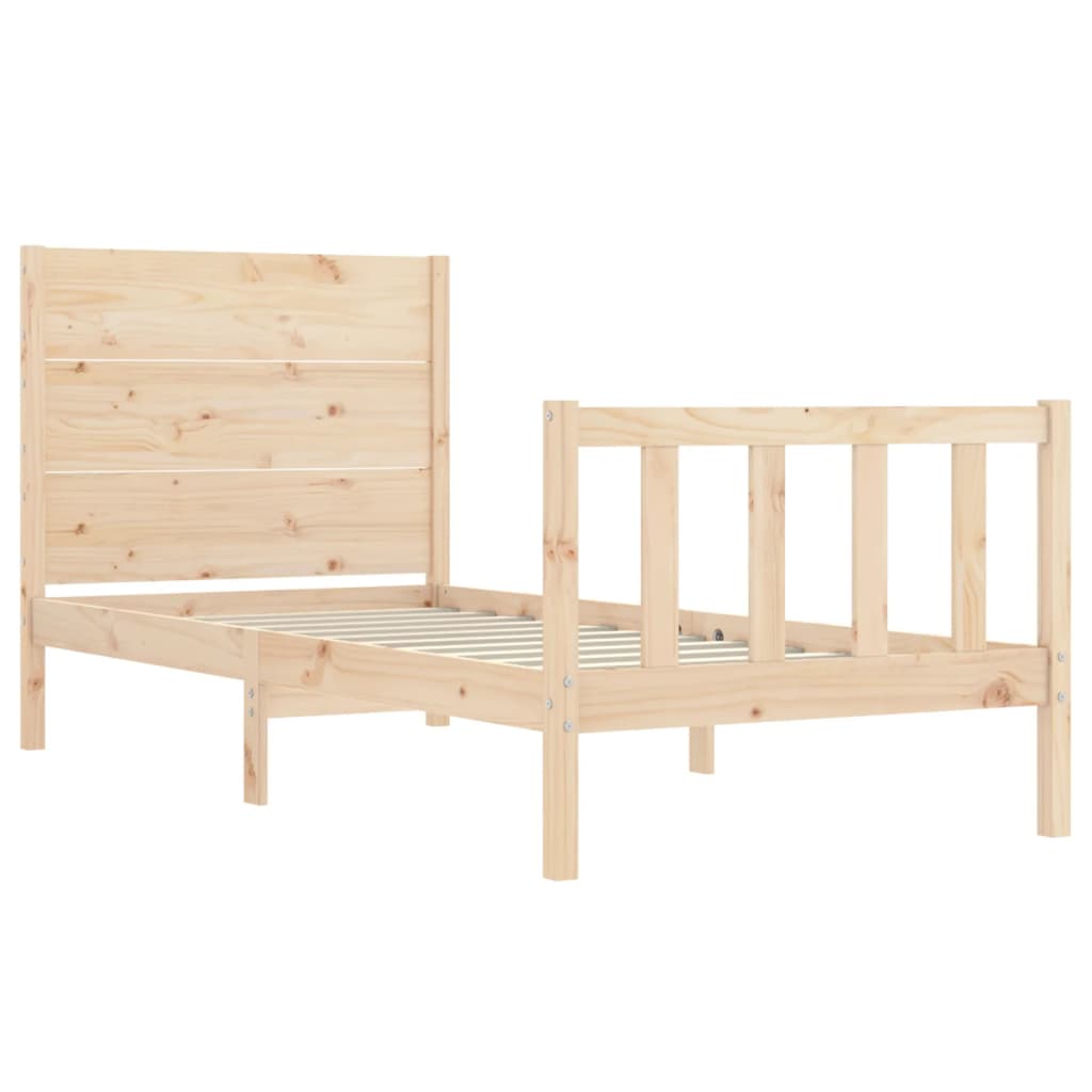 Sengeramme uten madrass 90x200 cm heltre furu