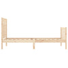 Sengeramme uten madrass 90x200 cm heltre furu