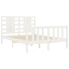Sengeramme med hodegavl hvit small double heltre