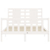 Sengeramme med hodegavl hvit small double heltre