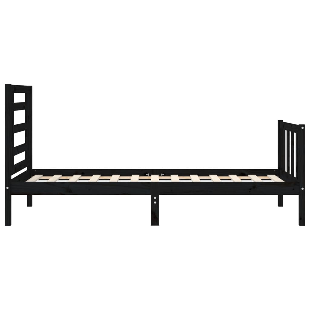Sengeramme med hodegavl svart small single heltre