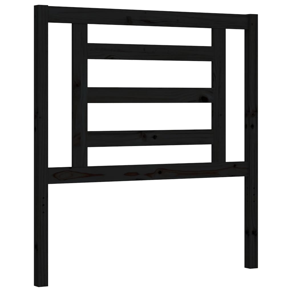 Sengeramme med hodegavl svart small single heltre
