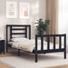Sengeramme med hodegavl svart small single heltre