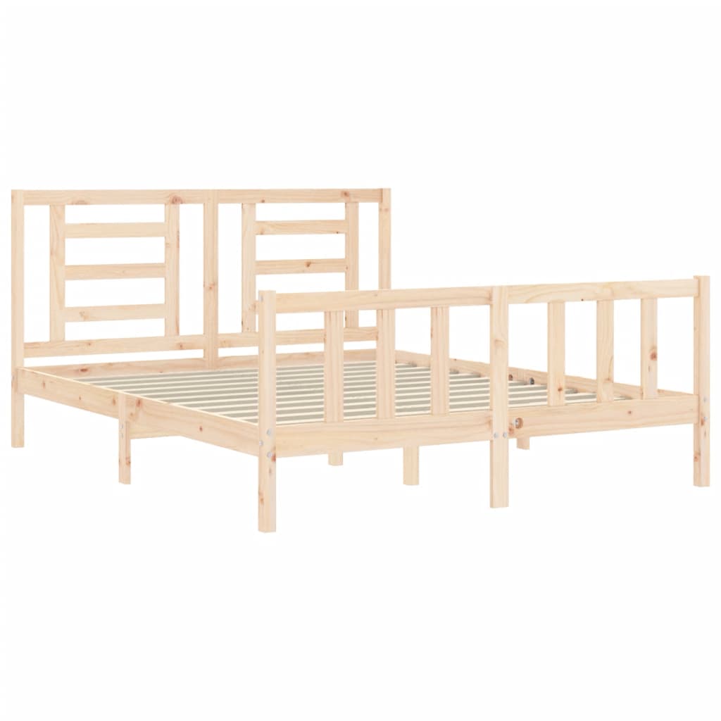 Sengeramme uten madrass 160x200 cm heltre furu