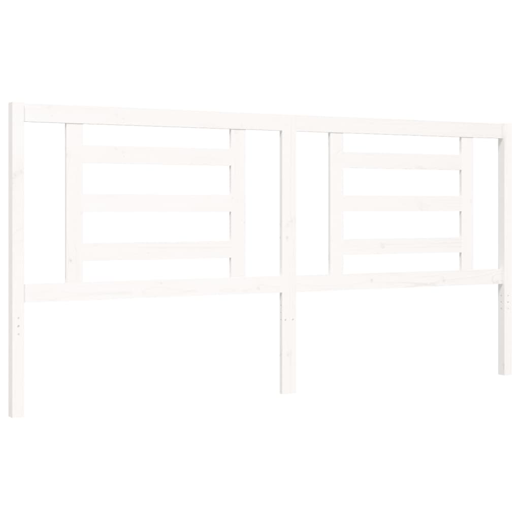 Sengeramme med hodegavl hvit Super King heltre