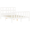 Sengeramme med hodegavl hvit small double heltre