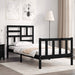 Sengeramme med hodegavl svart small single heltre