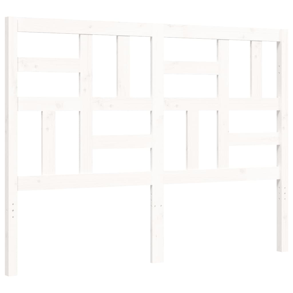 Sengeramme med hodegavl hvit small double heltre