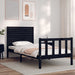 Sengeramme med hodegavl svart small single heltre