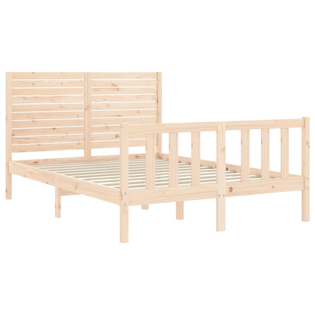 Sengeramme uten madrass 140x200 cm heltre furu