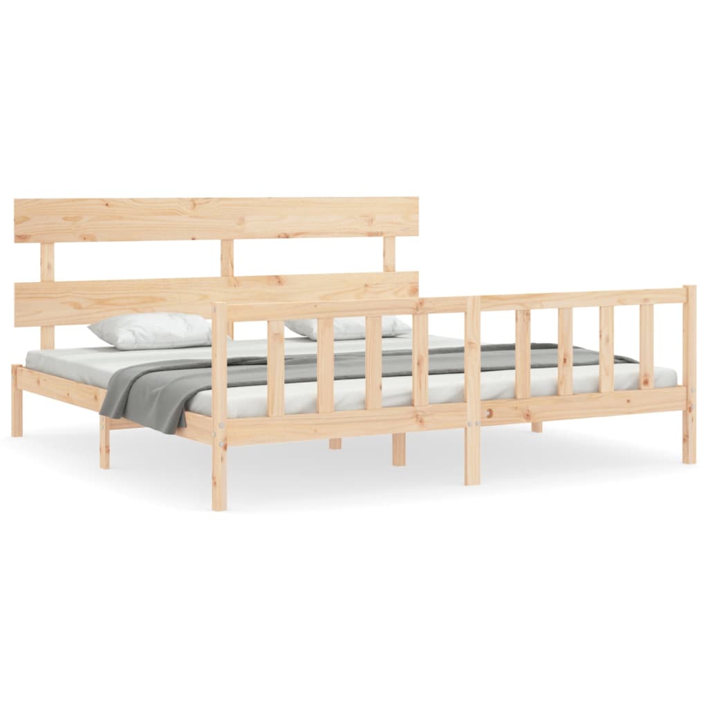Sengeramme med hodegavl Super King heltre