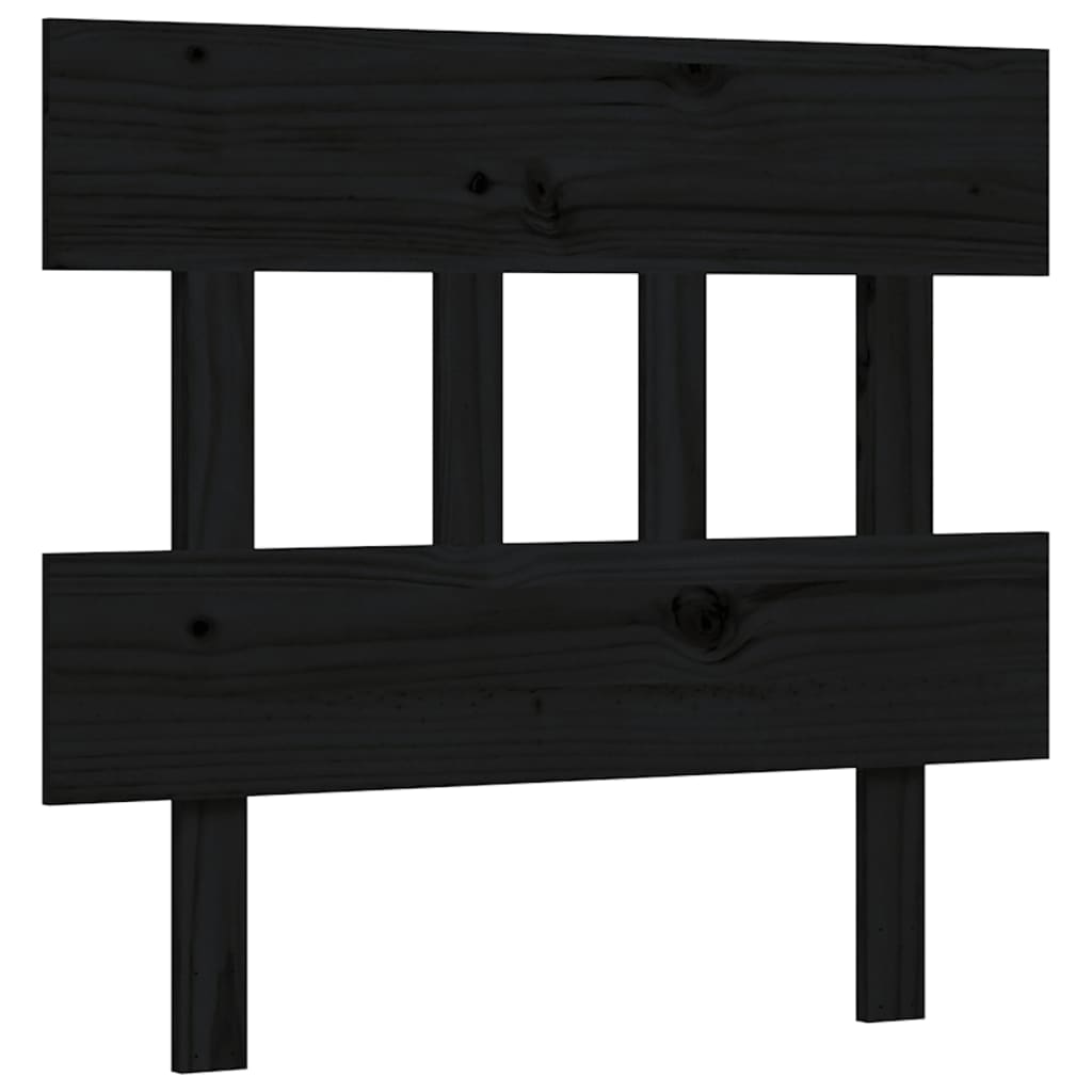 Sengeramme med hodegavl svart small single heltre