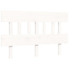 Sengeramme med hodegavl hvit small double heltre
