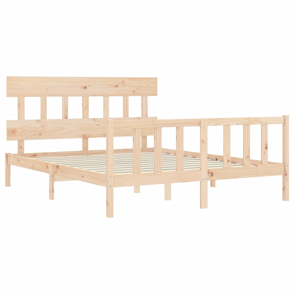 Sengeramme uten madrass 160x200 cm heltre furu