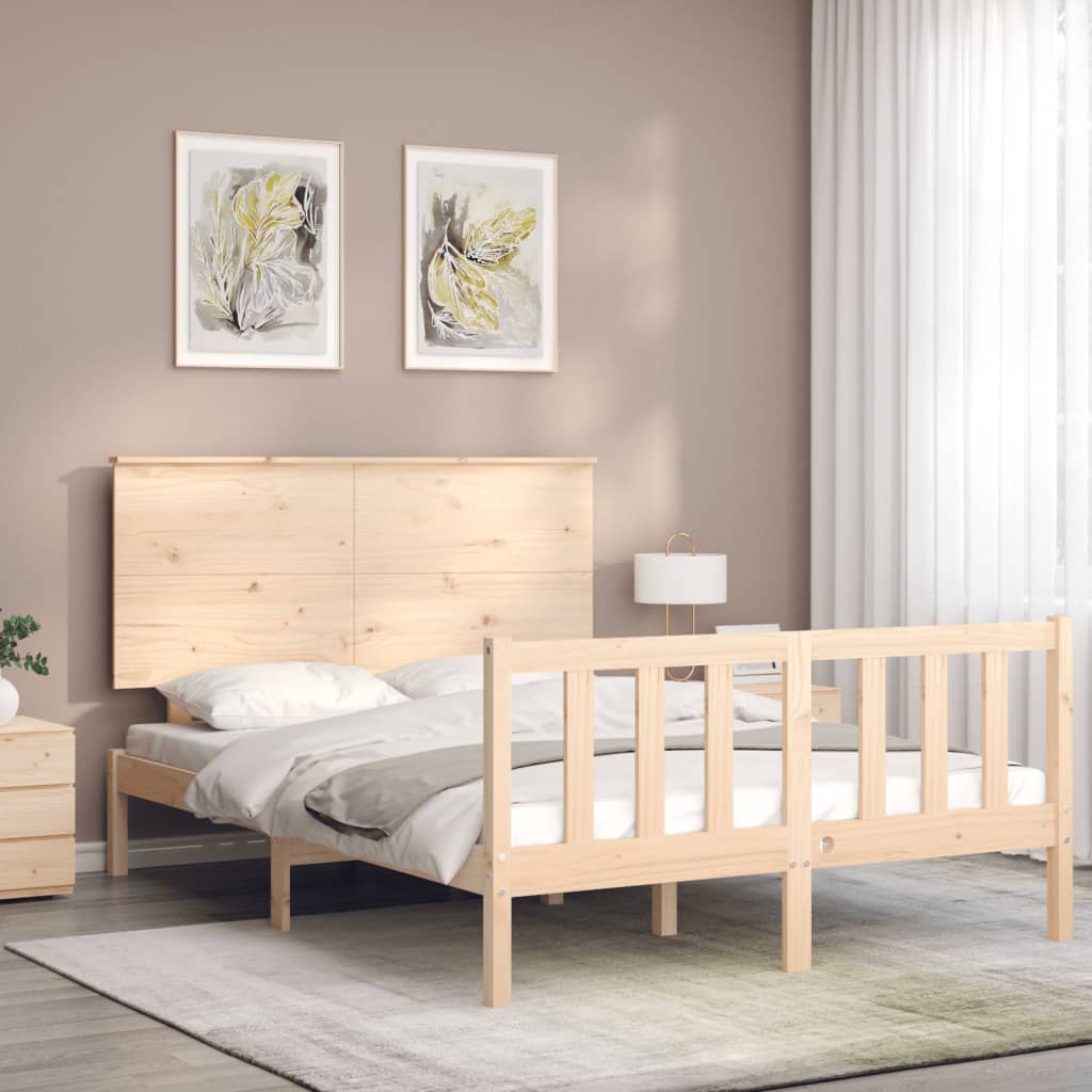 Sengeramme med hodegavl small double heltre