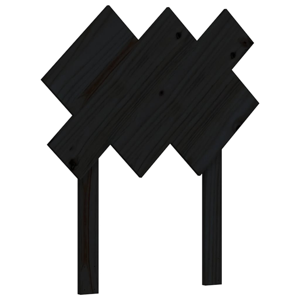 Sengeramme med hodegavl svart small single heltre