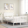 Sengeramme med hodegavl hvit small double heltre