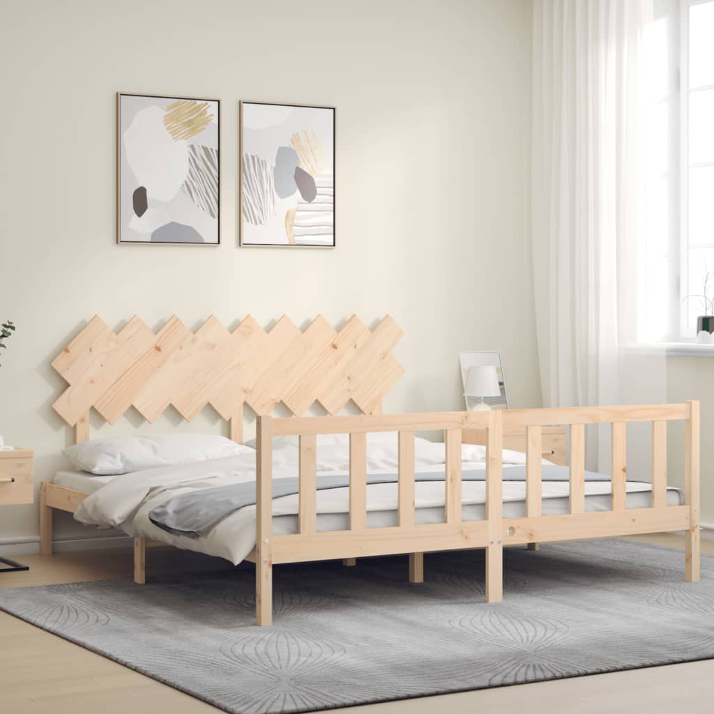 Sengeramme med hodegavl Super King heltre