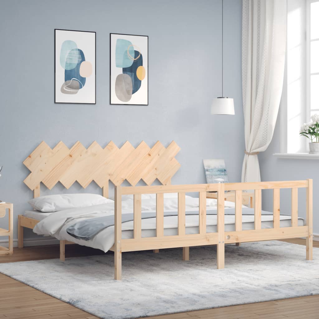 Sengeramme med hodegavl Super King heltre