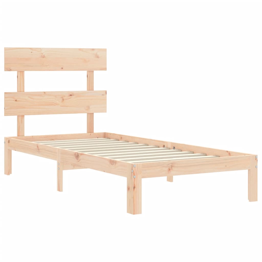 Sengeramme uten madrass 90x200 cm heltre furu