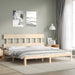 Sengeramme med madrass 200x200 cm heltre furu