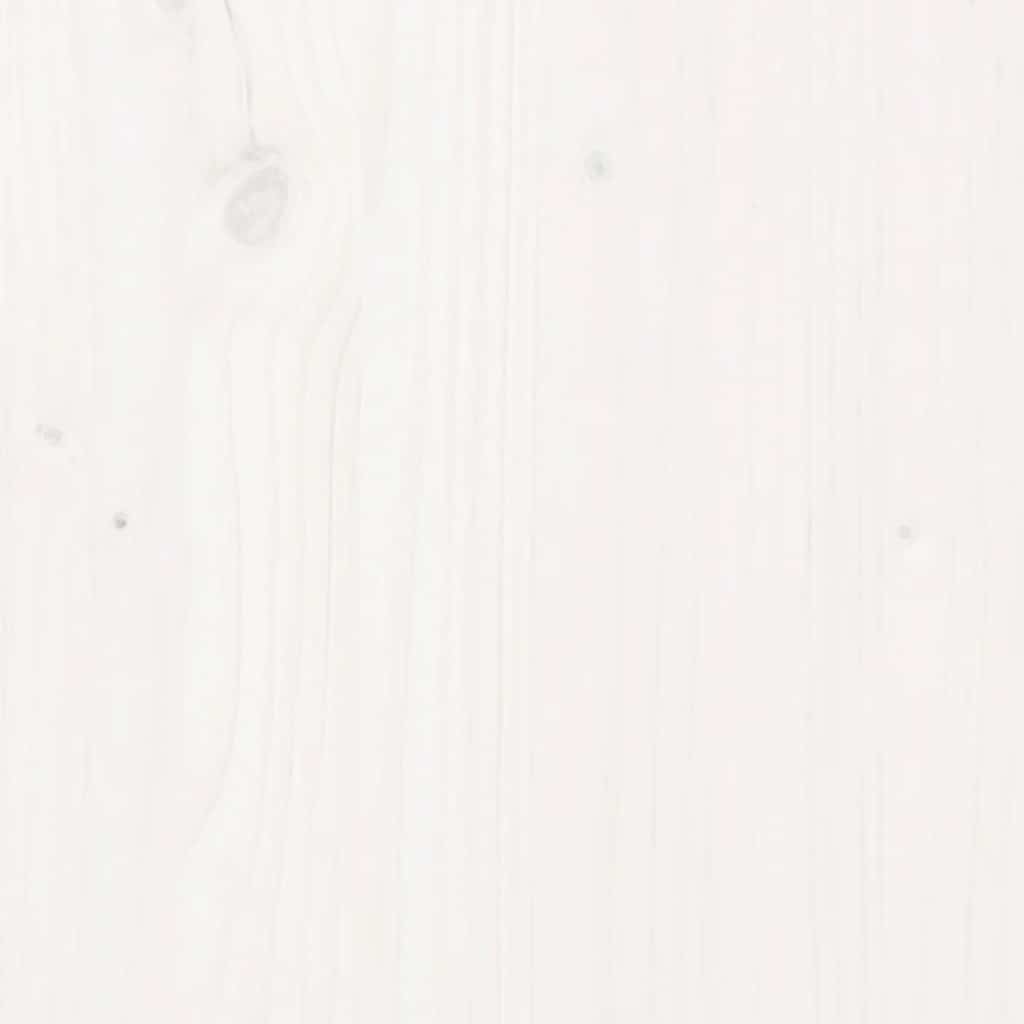 Sengeramme med hodegavl hvit single heltre