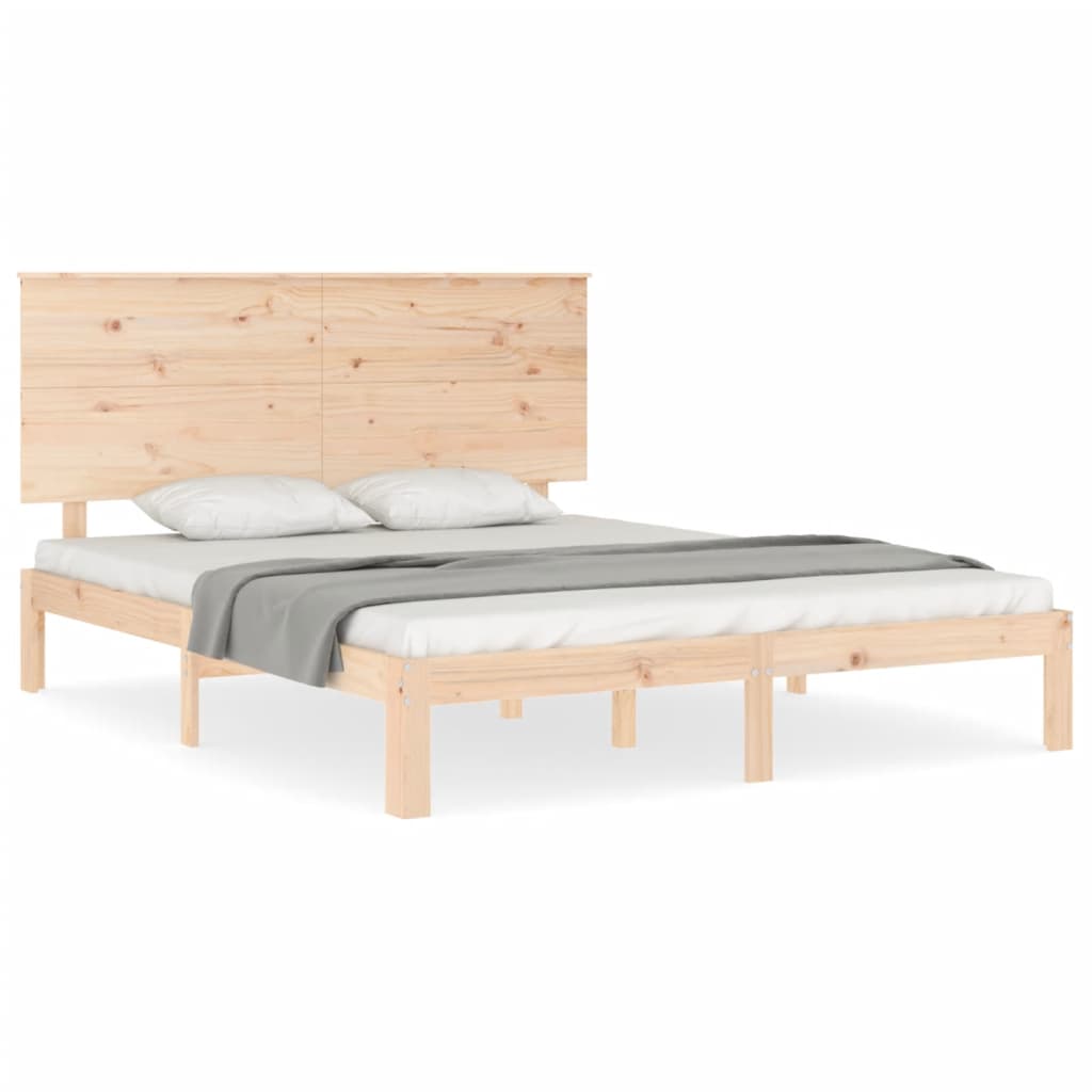 Sengeramme med hodegavl King Size heltre