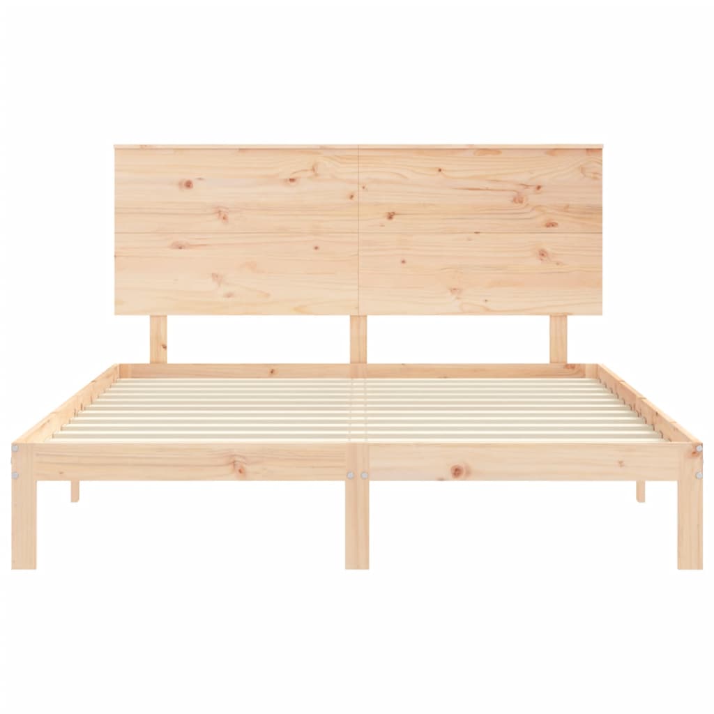 Sengeramme med hodegavl King Size heltre