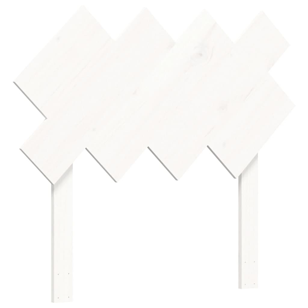 Sengeramme med hodegavl hvit single heltre