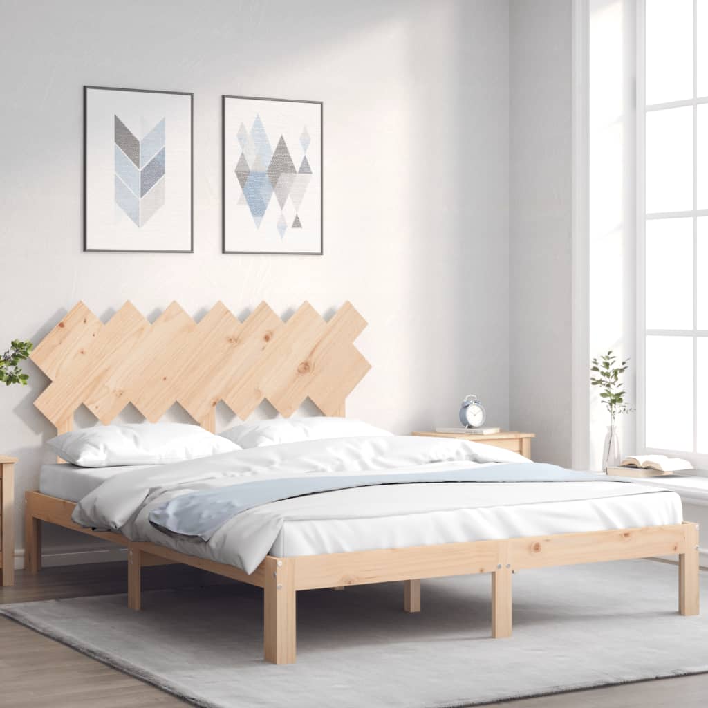 Sengeramme med hodegavl King Size heltre