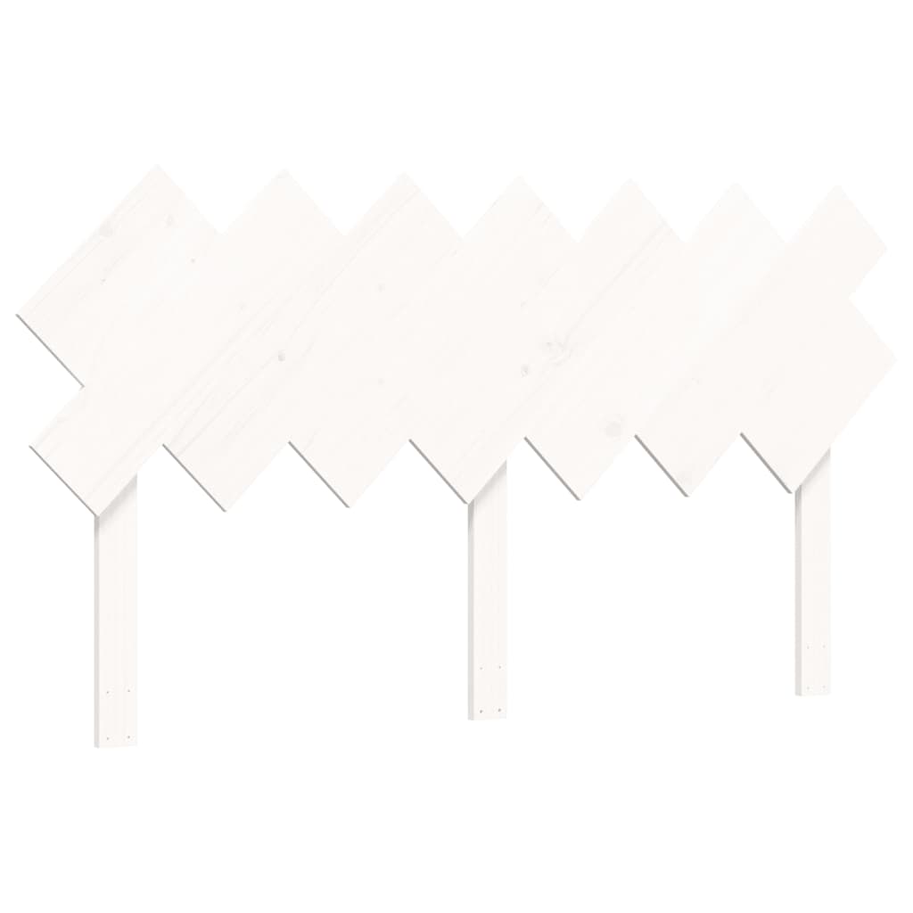 Sengeramme med hodegavl hvit King Size heltre