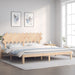 Sengeramme med madrass 200x200 cm heltre furu