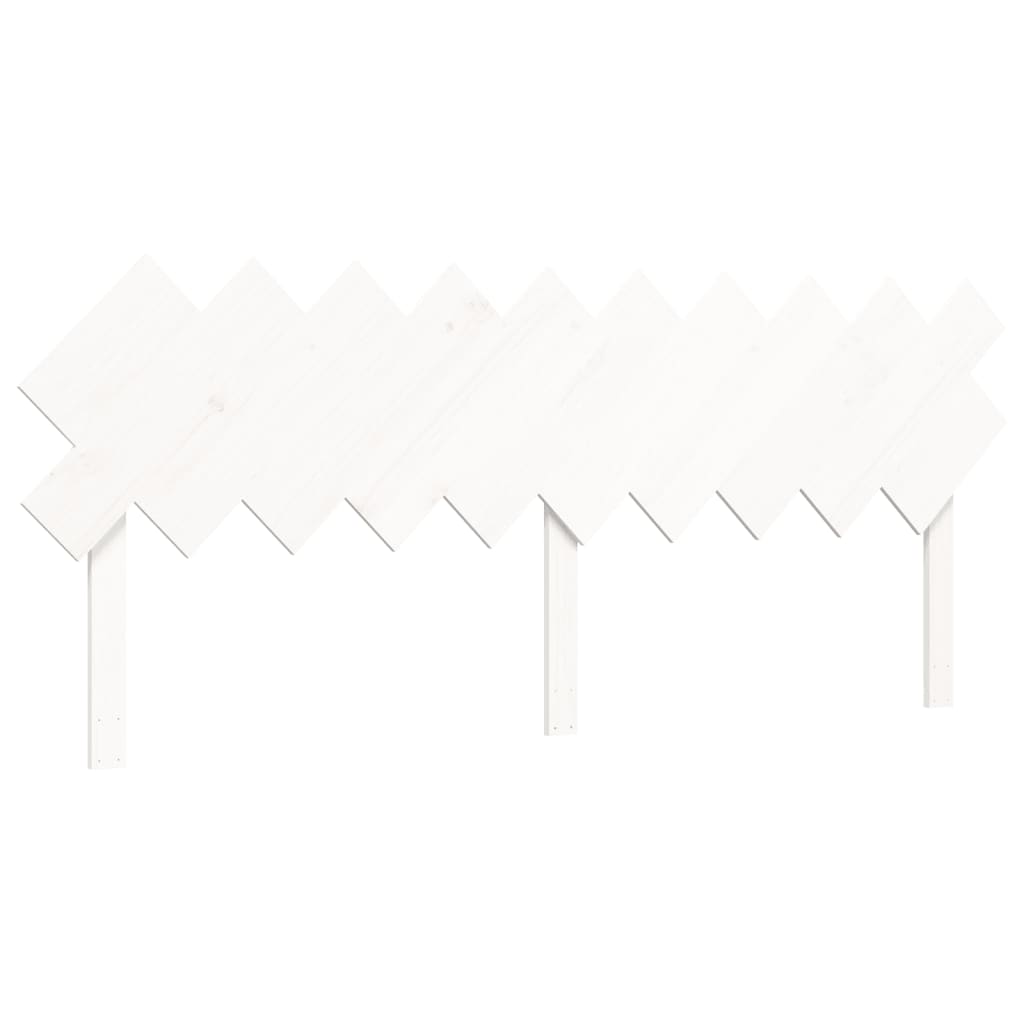 Sengeramme med madrass hvit 200x200 cm heltre furu