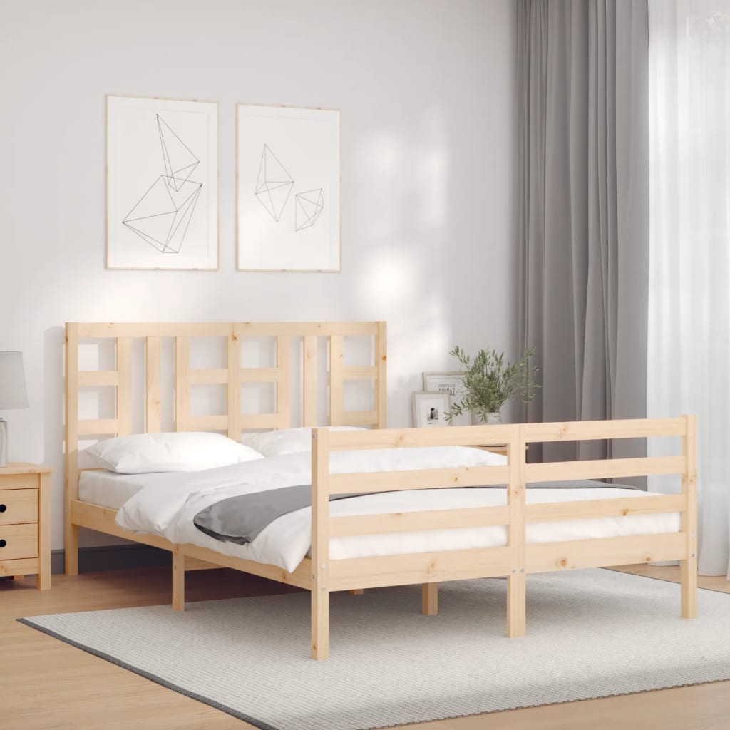 Sengeramme med hodegavl double heltre