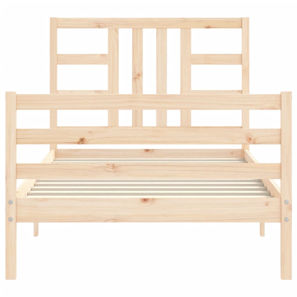 Sengeramme uten madrass 90x200 cm heltre furu