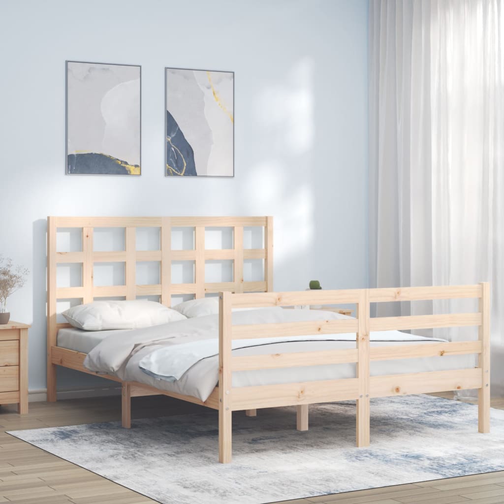 Sengeramme med hodegavl double heltre